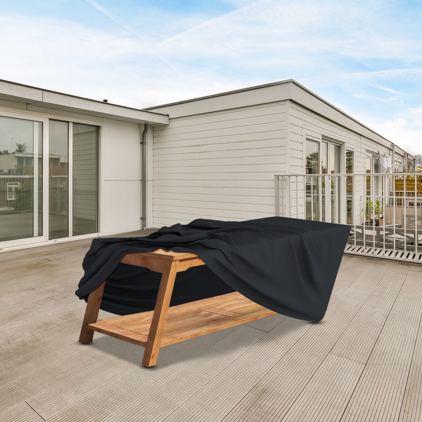 Slanted Rectangular Outdoor Custom Covers