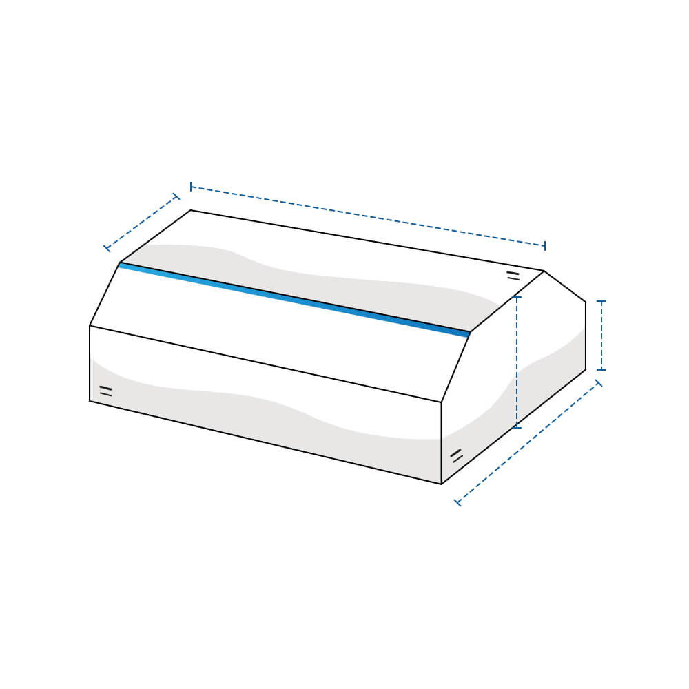 Trapezoidal Box Outdoor Custom Covers