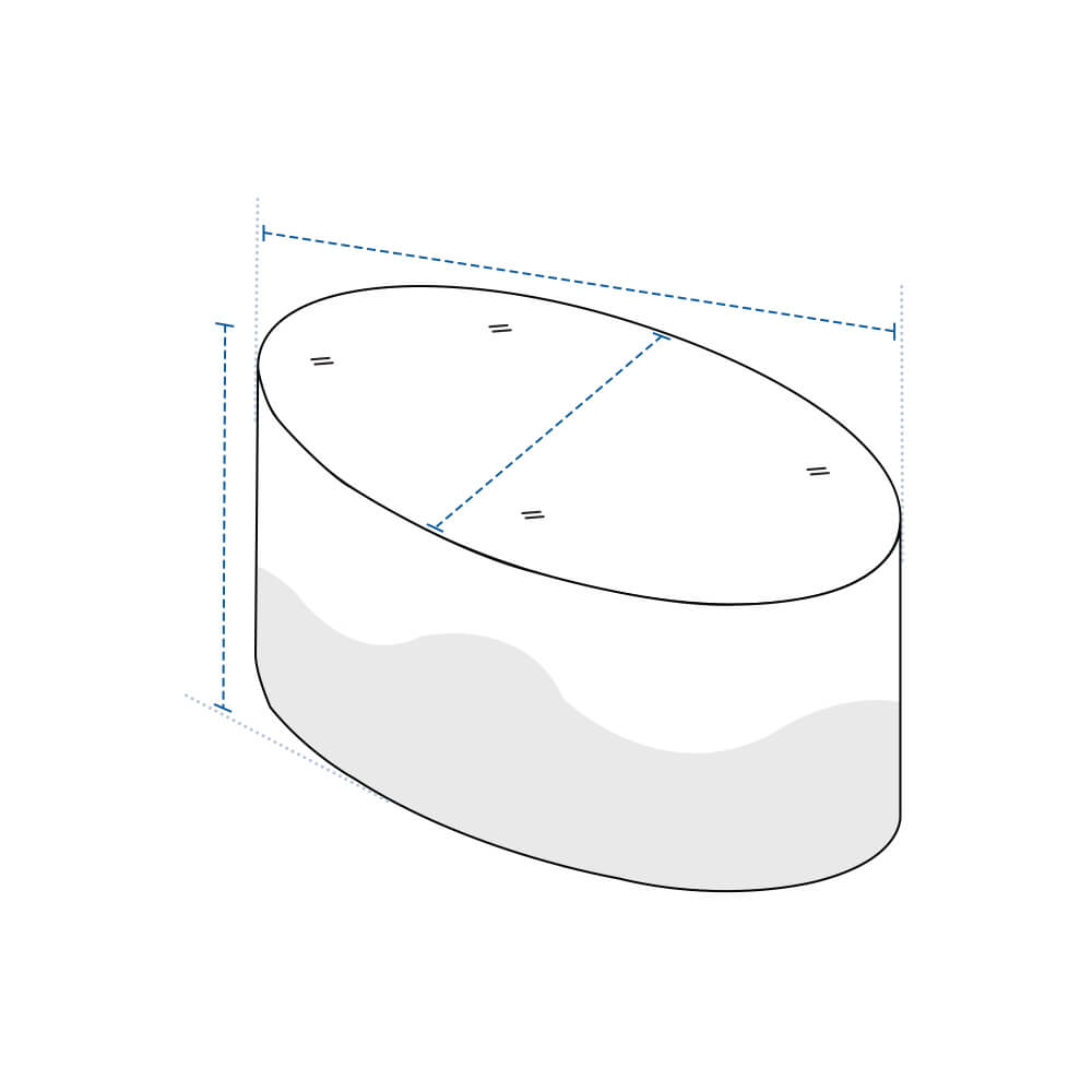 Oval Outdoor Custom Covers